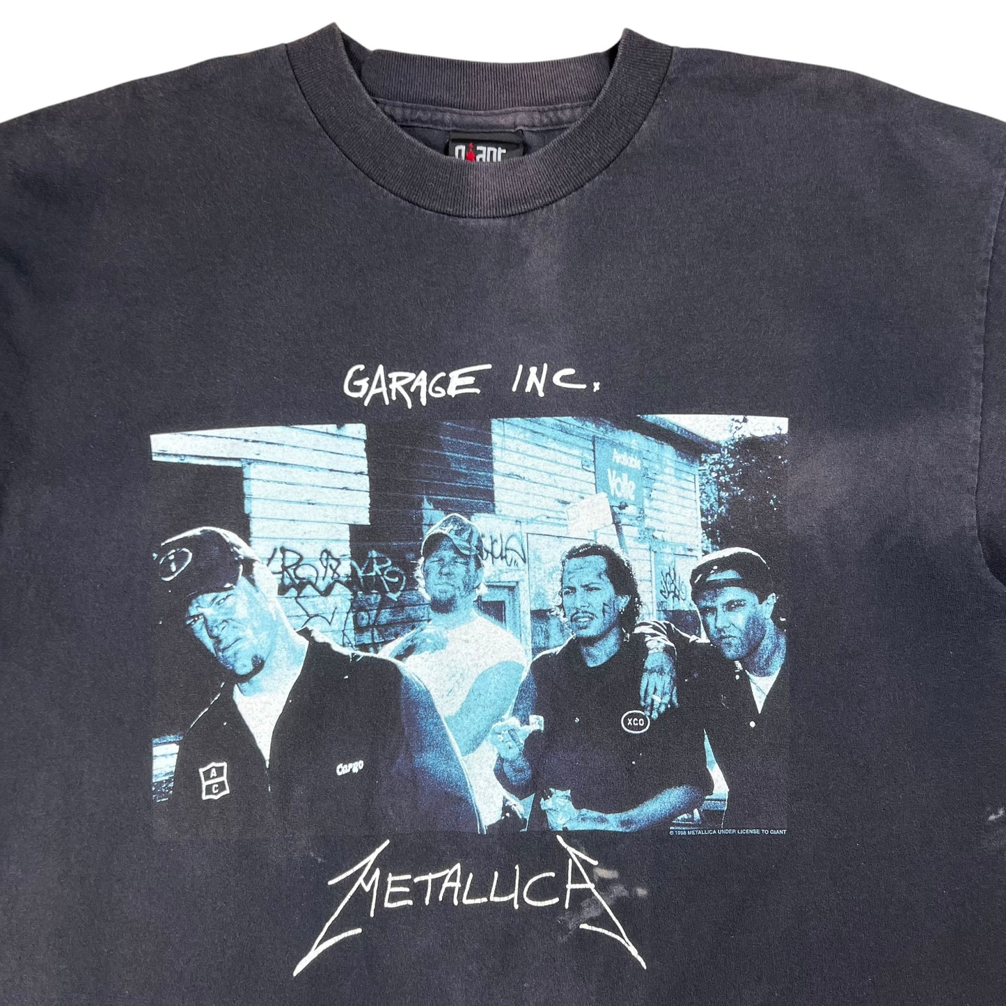Vintage 1998 Giant Metallica Garage Inc. faded band tee (XL)