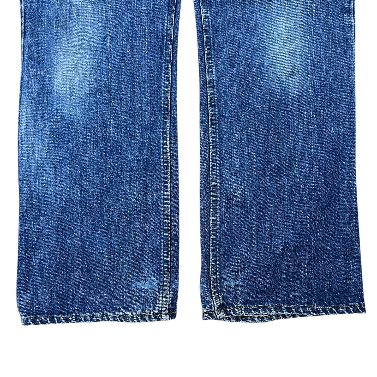 Vintage 80s Levi’s orange tabs faded patina dark wash denim jeans (36x30)