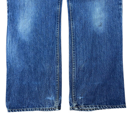 Vintage 80s Levi’s orange tabs faded patina dark wash denim jeans (36x30)