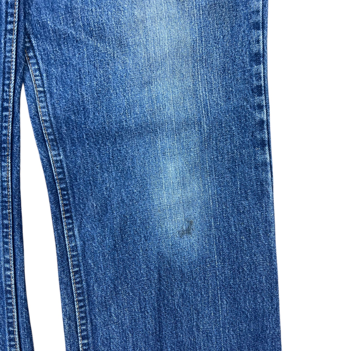 Vintage 80s Levi’s orange tabs faded patina dark wash denim jeans (36x30)