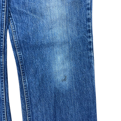 Vintage 80s Levi’s orange tabs faded patina dark wash denim jeans (36x30)