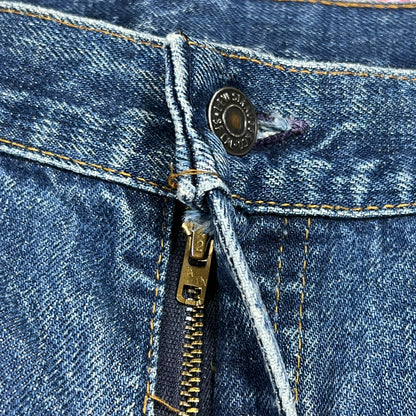 Vintage 80s Levi’s orange tabs faded patina dark wash denim jeans (36x30)