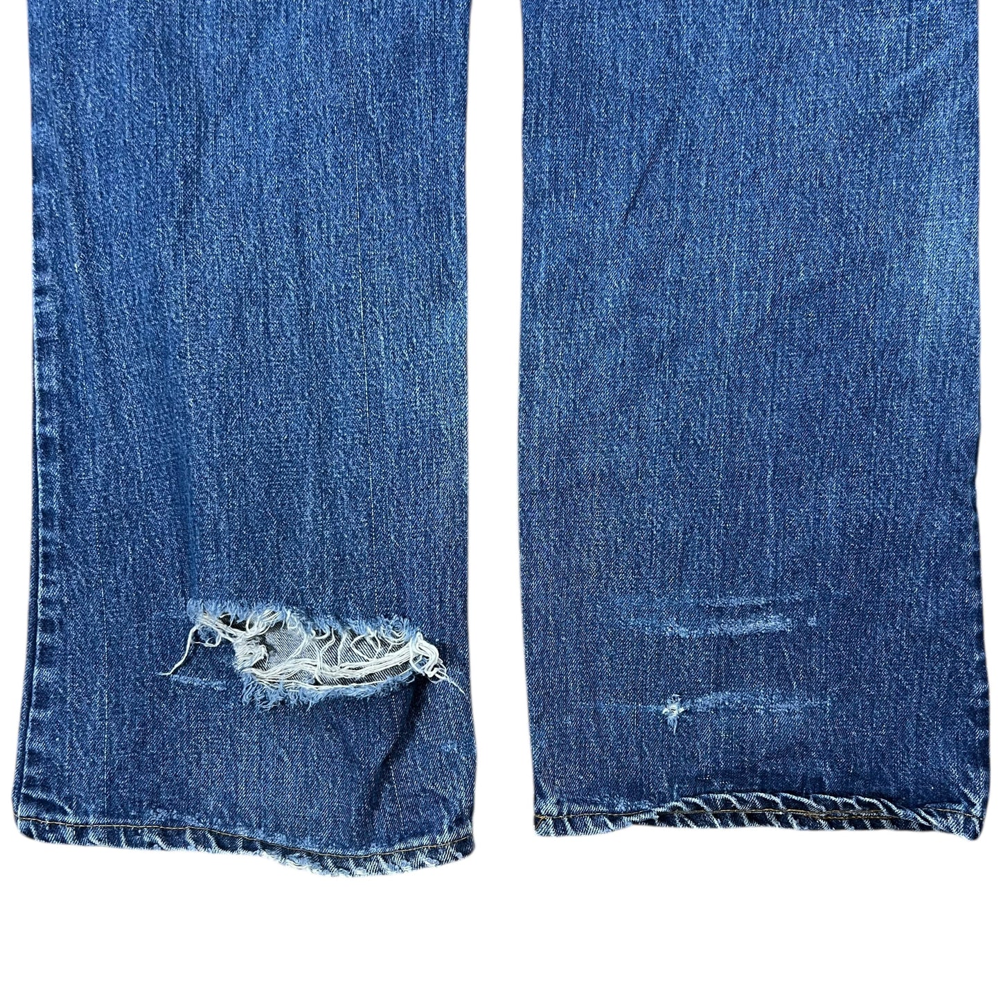 Vintage 80s Levi’s orange tabs faded patina dark wash denim jeans (36x30)