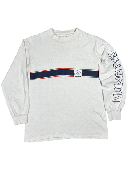 Vintage 80s Salomon outdoors long sleeve print shirt (M)