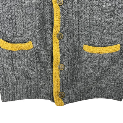 Vintage 1960s Golden Brent 100% wool shrunk cardigan sweater (S)
