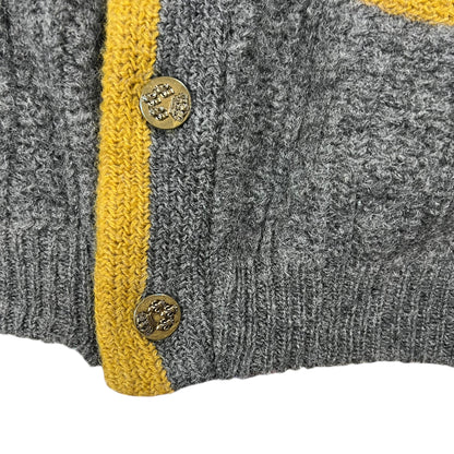 Vintage 1960s Golden Brent 100% wool shrunk cardigan sweater (S)