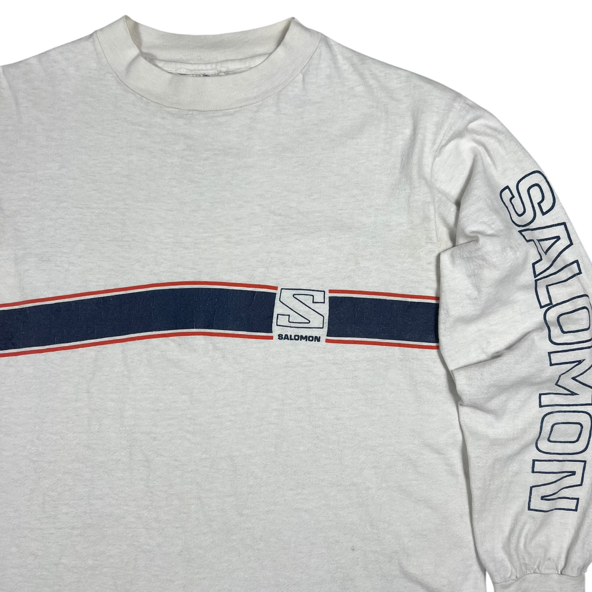 Vintage 80s Salomon outdoors long sleeve print shirt (M)
