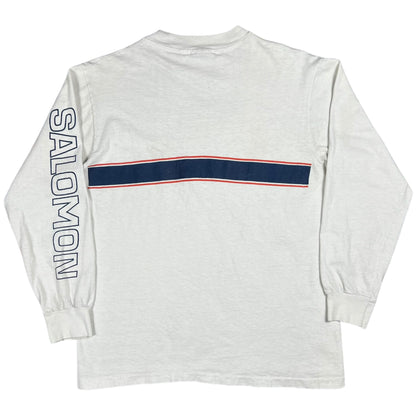 Vintage 80s Salomon outdoors long sleeve print shirt (M)