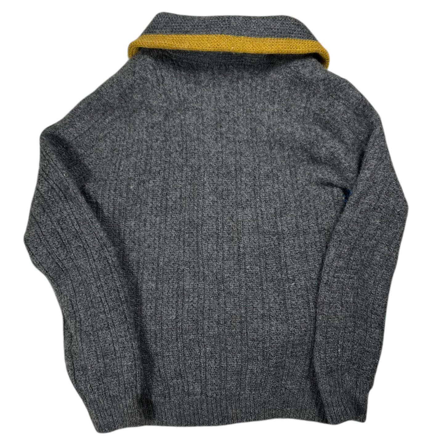 Vintage 1960s Golden Brent 100% wool shrunk cardigan sweater (S)