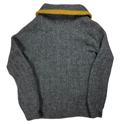 Vintage 1960s Golden Brent 100% wool shrunk cardigan sweater (S)
