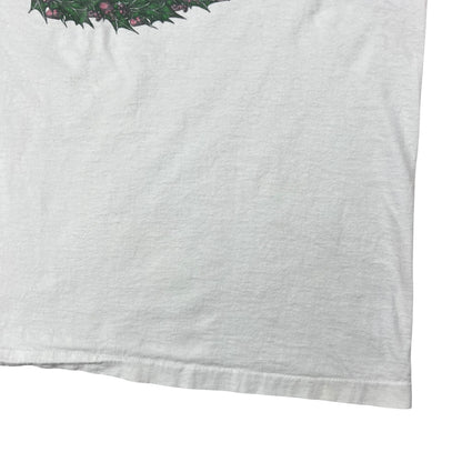 Vintage 90s Eye Dye Trippy Aliens psychedelic weed mushrooms LSD drug tee (XL)