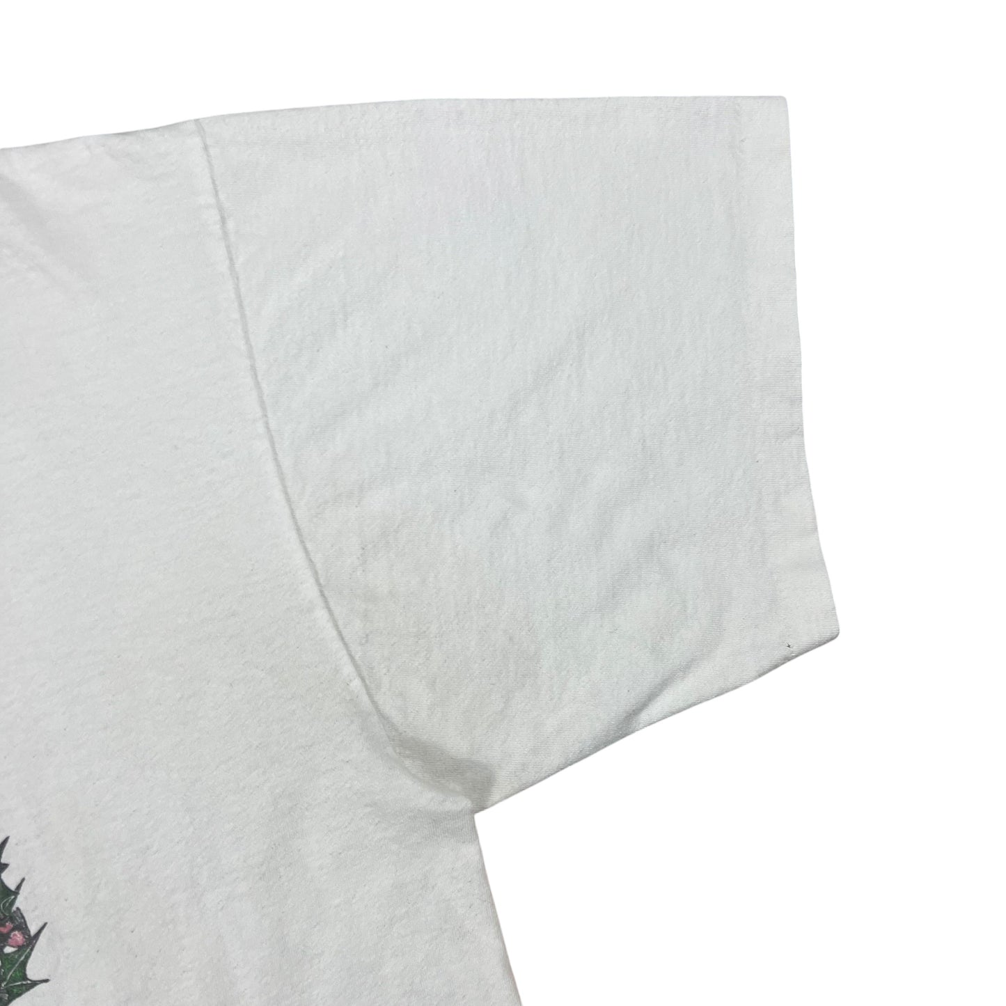 Vintage 90s Eye Dye Trippy Aliens psychedelic weed mushrooms LSD drug tee (XL)