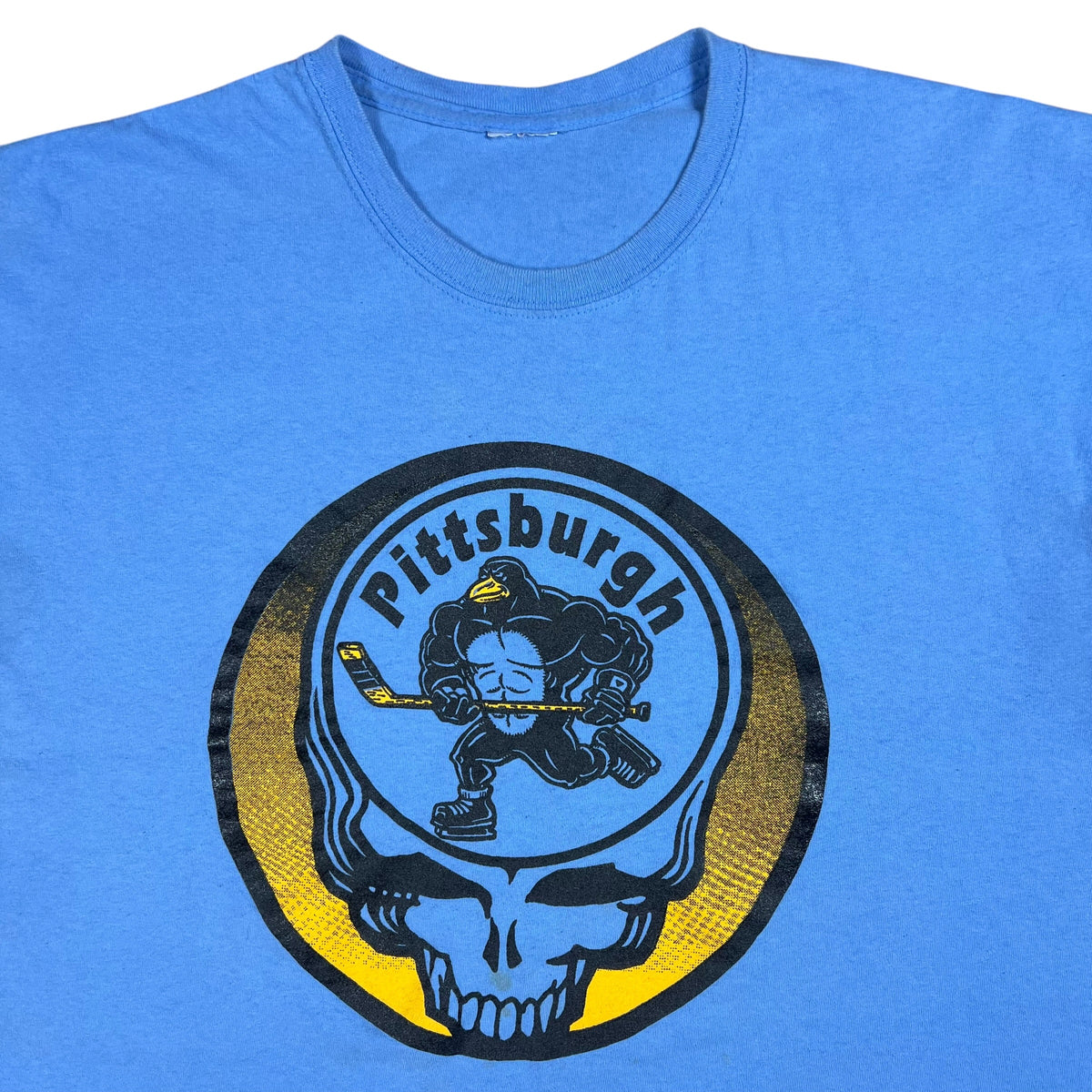 Vintage Y2K Grateful Dead Pittsburgh Penguins steal your face faded band tee (XL)