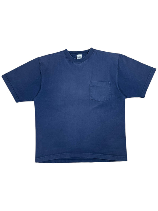 Camber faded navy heavy weight pocket tee (L)