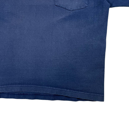 Camber faded navy heavy weight pocket tee (L)