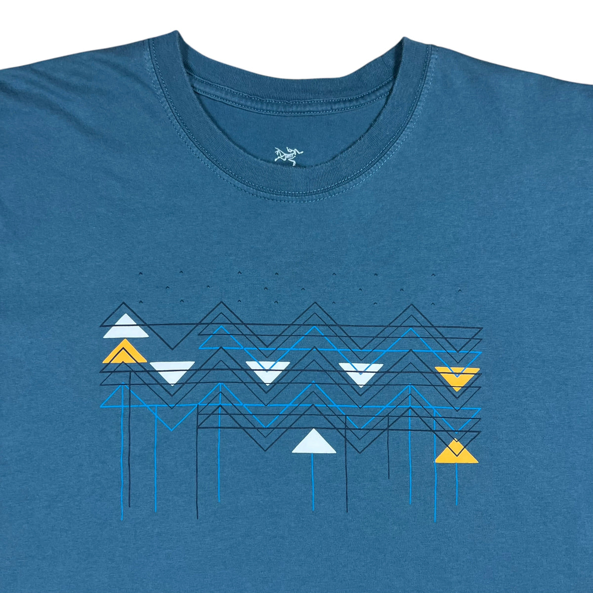 2015 Arc’Teryx geometric mountains graphic tee (XL)