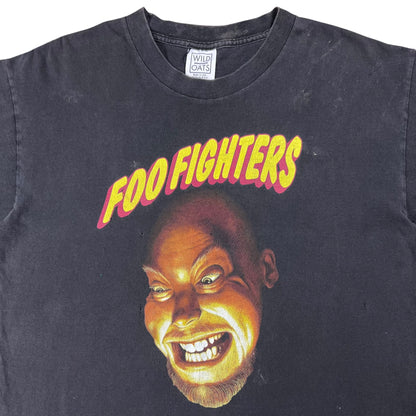 Vintage 90s Wild Oats Foo Fighters Dave Grohl faded band tee (L)