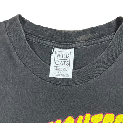 Vintage 90s Wild Oats Foo Fighters Dave Grohl faded band tee (L)