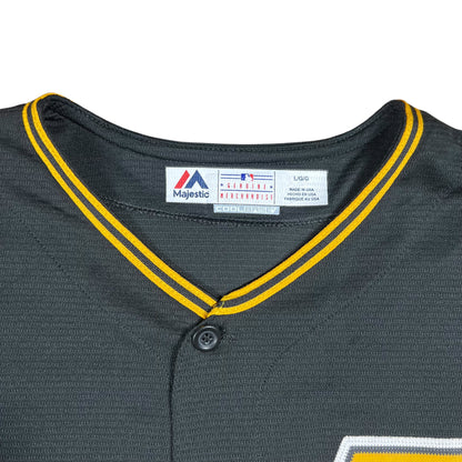 Y2K Majestic Pittsburgh Pirates USA made MLB baseball jersey (L)