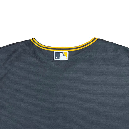 Y2K Majestic Pittsburgh Pirates USA made MLB baseball jersey (L)