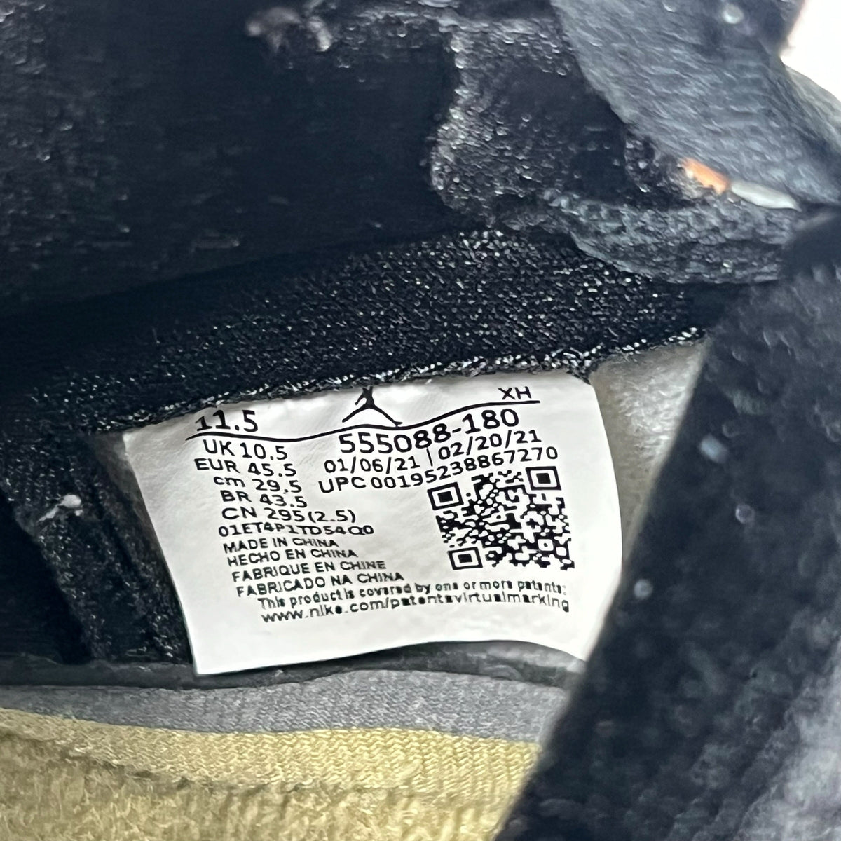 2021 Air Jordan 1 Retro High OG “Electric Orange” (11.5)