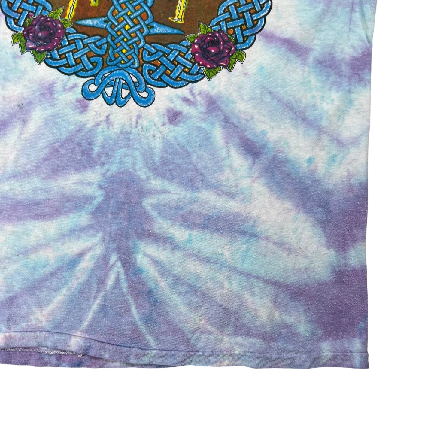Vintage 1982 Hanes Grateful Dead Fire On The Mountain tie dye band tee (M)