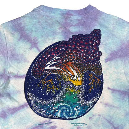 Vintage 1982 Hanes Grateful Dead Fire On The Mountain tie dye band tee (M)
