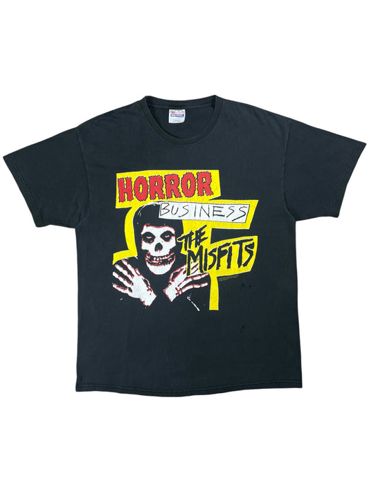 Vintage 2005 Hanes The Misfits Horror Business faded & worn band tee (L)