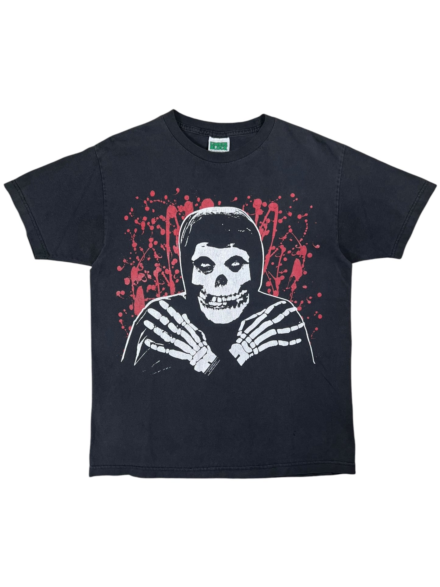 Vintage 2001 Cinder Block The Misfits faded band tee (M)