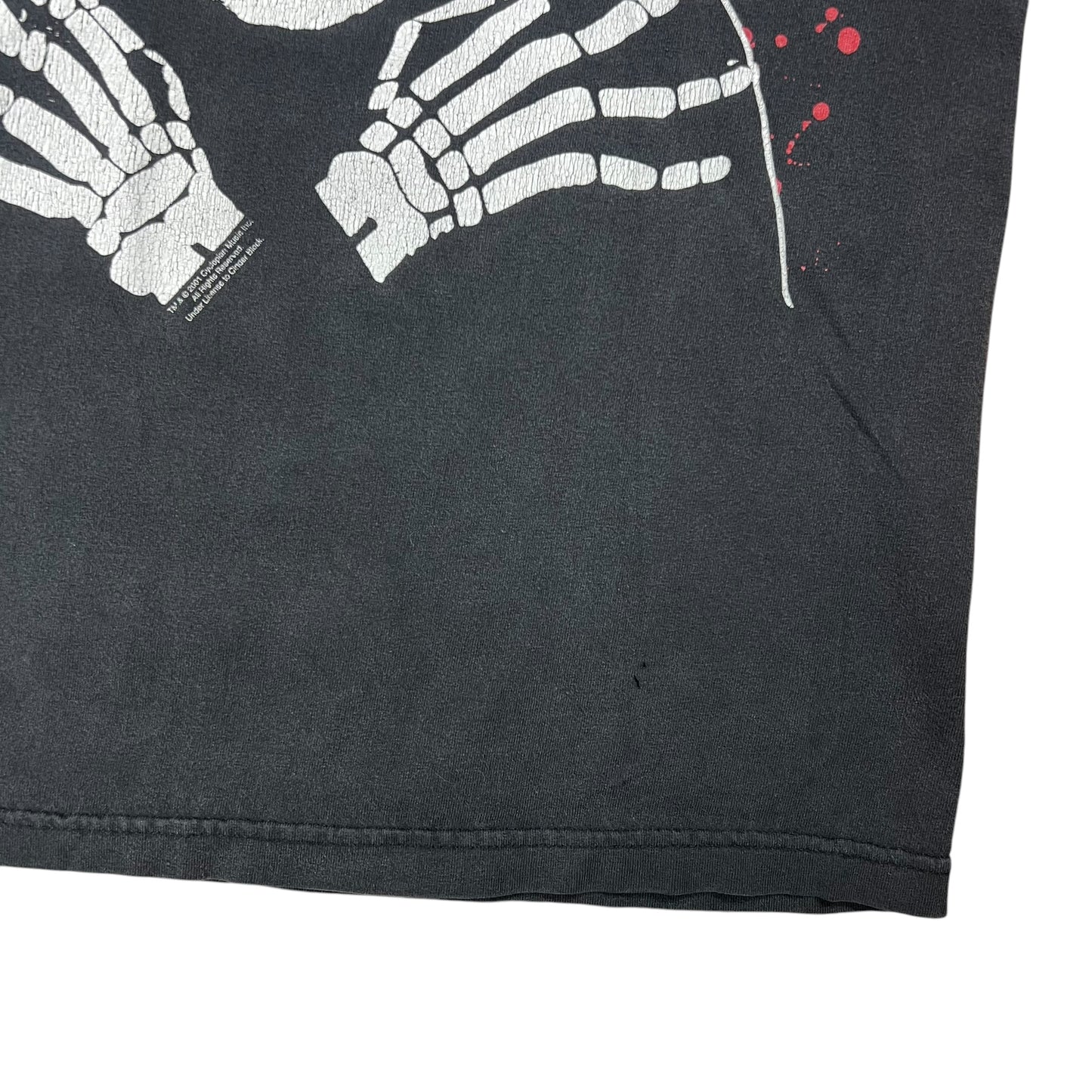 Vintage 2001 Cinder Block The Misfits faded band tee (M)