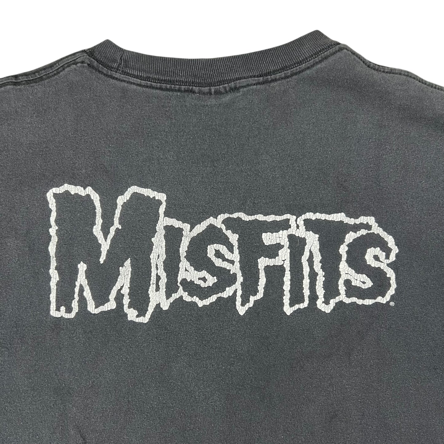 Vintage 2001 Cinder Block The Misfits faded band tee (M)