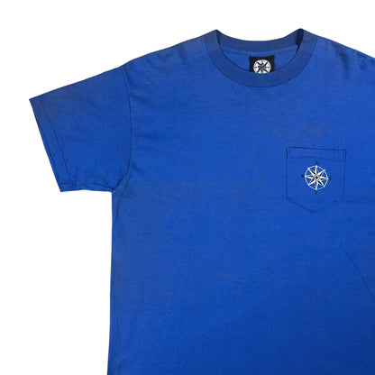 Vintage 90s Marlboro Compass Skiing faded pocket tee (XL)