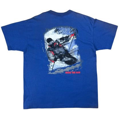 Vintage 90s Marlboro Compass Skiing faded pocket tee (XL)