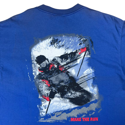 Vintage 90s Marlboro Compass Skiing faded pocket tee (XL)