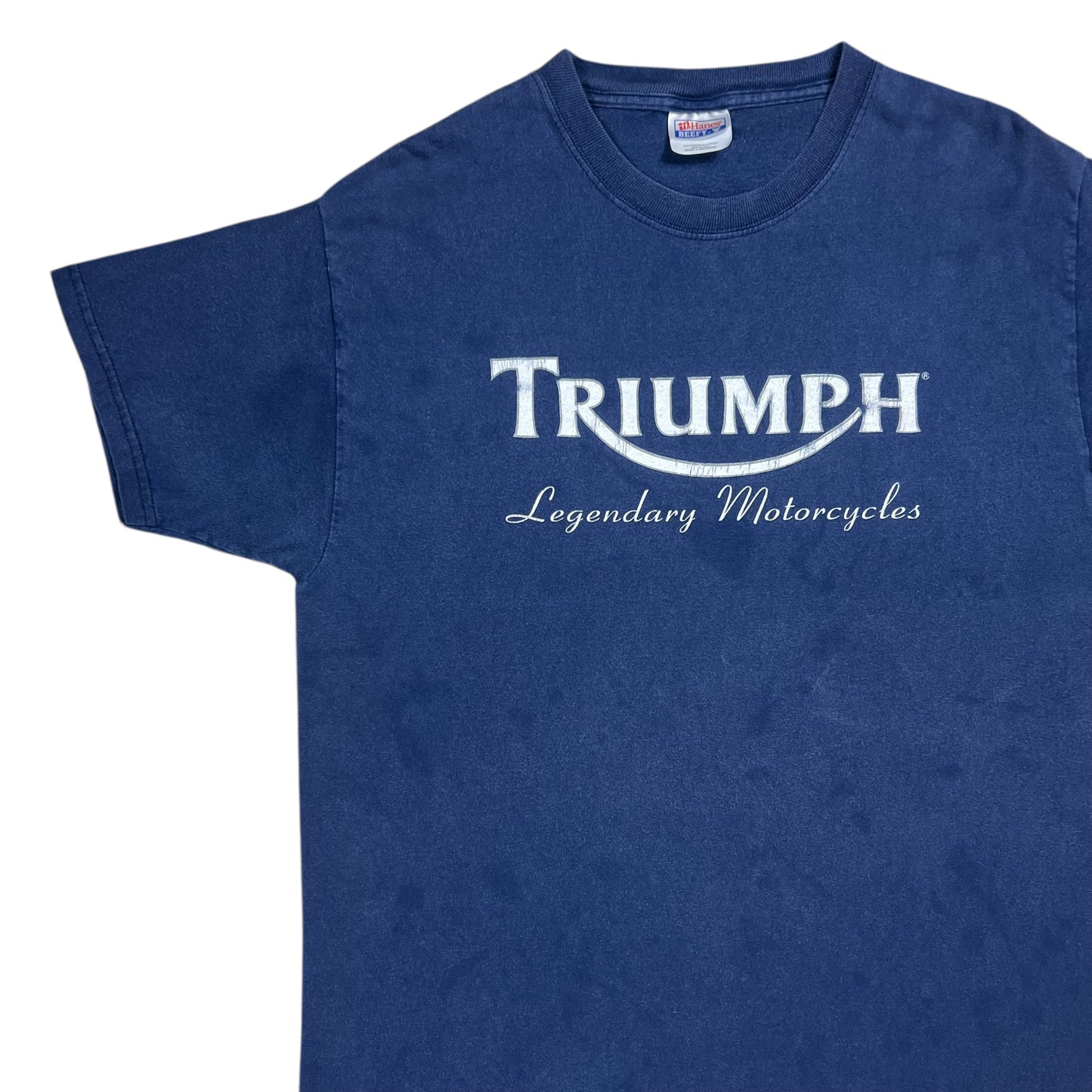 Vintage 90s Triumph Legendary Motorycles faded biker tee (L)