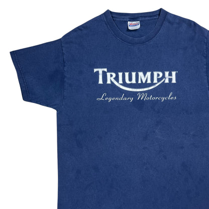 Vintage 90s Triumph Legendary Motorycles faded biker tee (L)