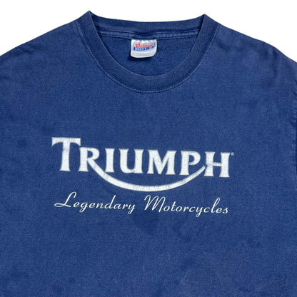 Vintage 90s Triumph Legendary Motorycles faded biker tee (L)
