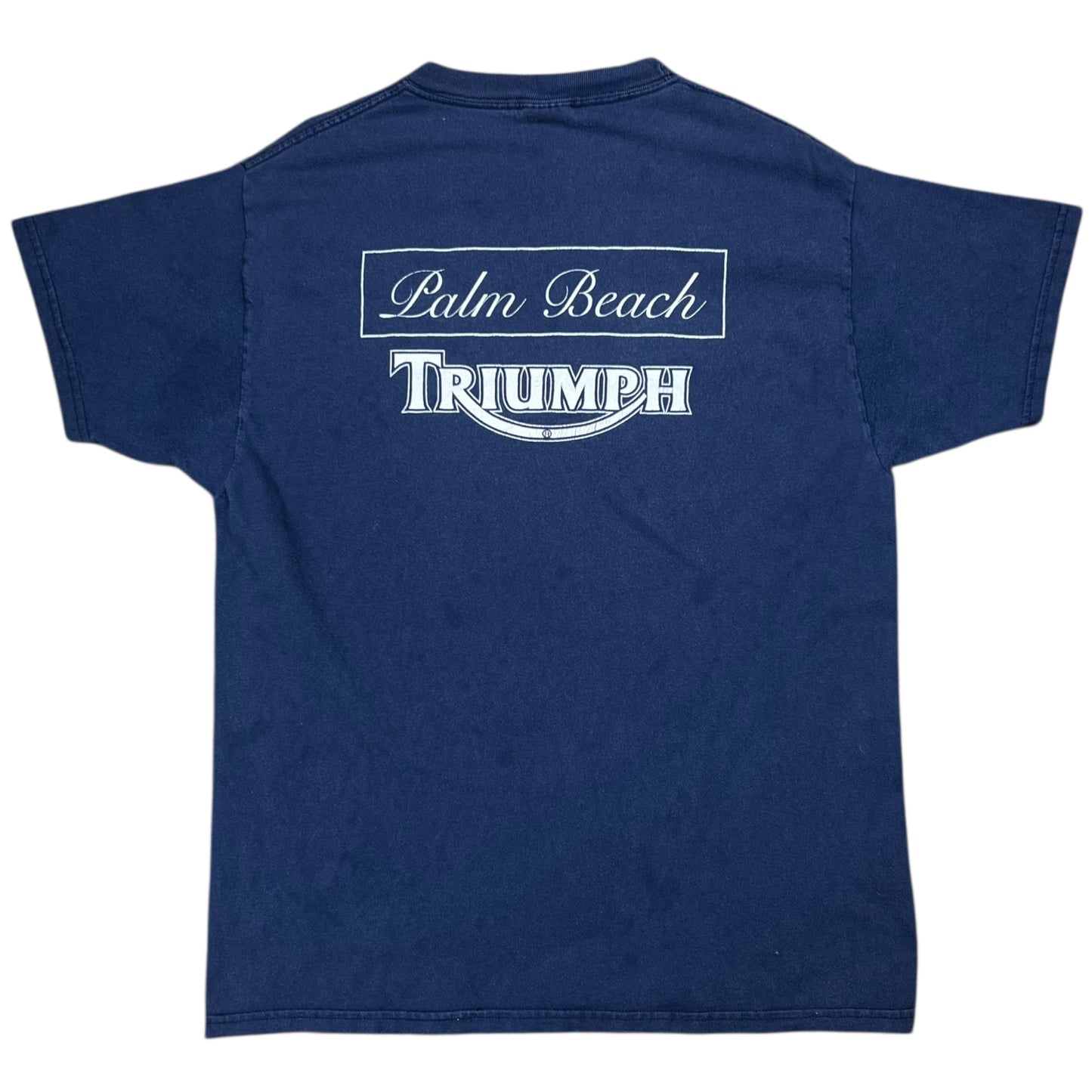 Vintage 90s Triumph Legendary Motorycles faded biker tee (L)