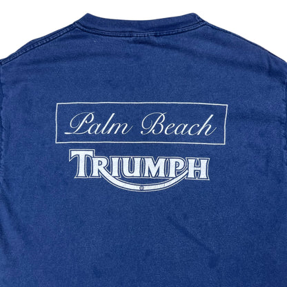 Vintage 90s Triumph Legendary Motorycles faded biker tee (L)