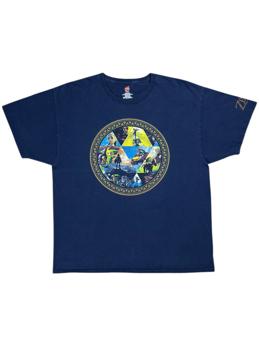 Vintage Y2K Legend of Zelda Symphony of the Goddesses Nintendo video game faded tee (XL)