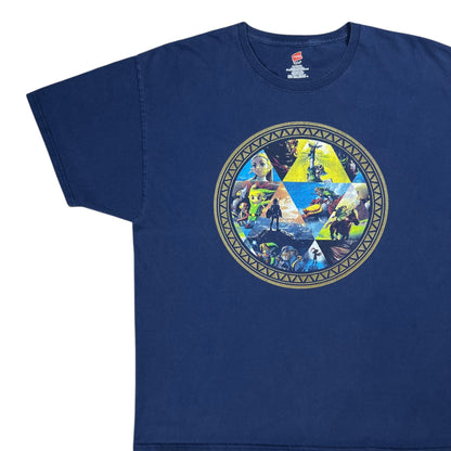 Vintage Y2K Legend of Zelda Symphony of the Goddesses Nintendo video game faded tee (XL)