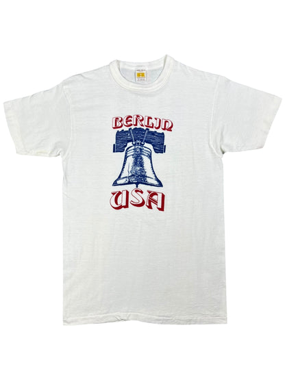 Vintage 1970s Russell Athletic Liberty Bell Berlin USA Philadelphia tee (S/M)