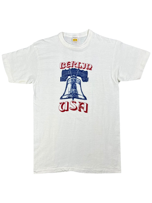 Vintage 1970s Russell Athletic Liberty Bell Berlin USA Philadelphia tee (S/M)