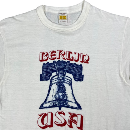 Vintage 1970s Russell Athletic Liberty Bell Berlin USA Philadelphia tee (S/M)