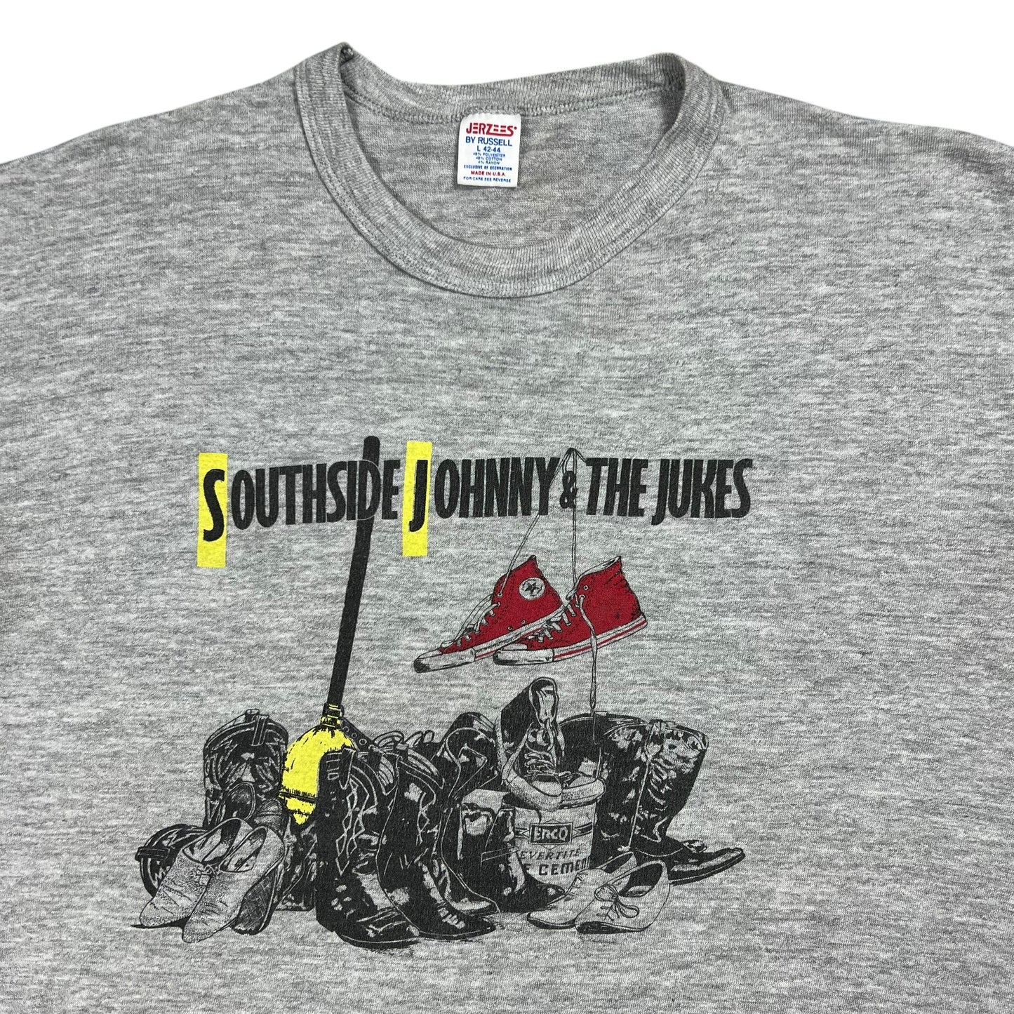 Vintage 1987 Southside Johnny & The Jukes World tour faded band tee (L)