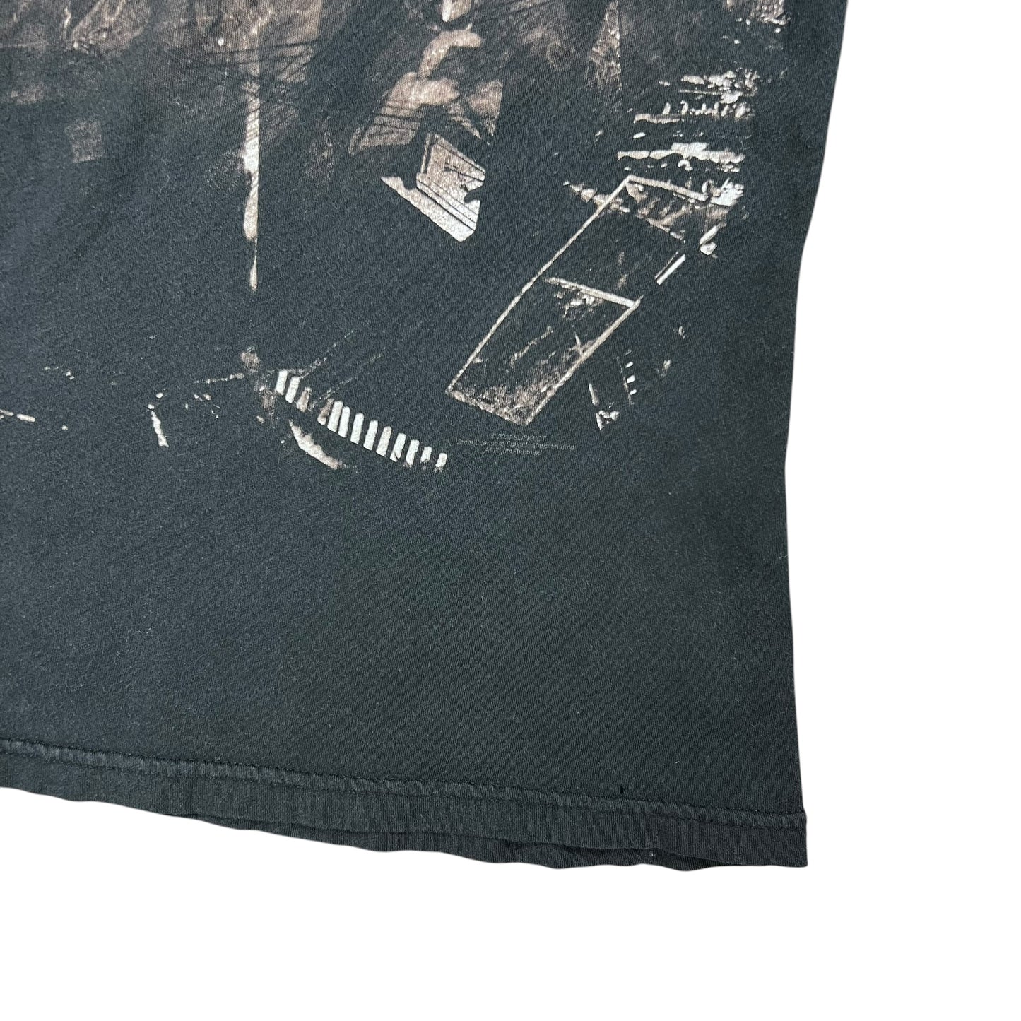 Vintage Y2K Slipknot femme baby tee style faded band tee (M)