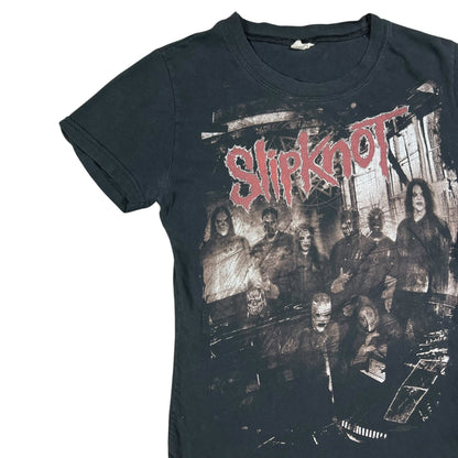 Vintage Y2K Slipknot femme baby tee style faded band tee (M)