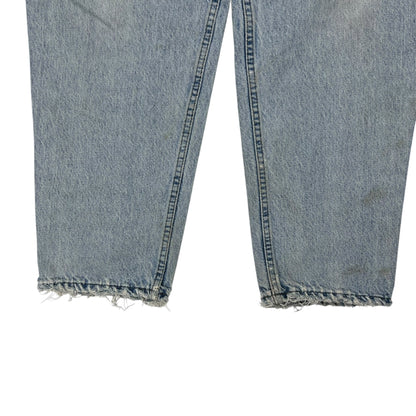 Vintage Y2K Levi’s Silver Tabs distressed light wash tapered denim jeans (33x31)