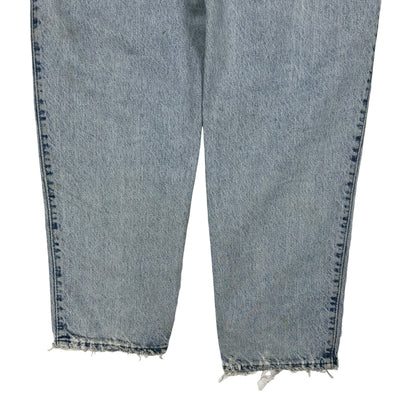 Vintage Y2K Levi’s Silver Tabs distressed light wash tapered denim jeans (33x31)