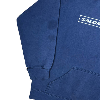 Vintage 90s Salomon Snowboards Outdoors faded hoodie (XL)